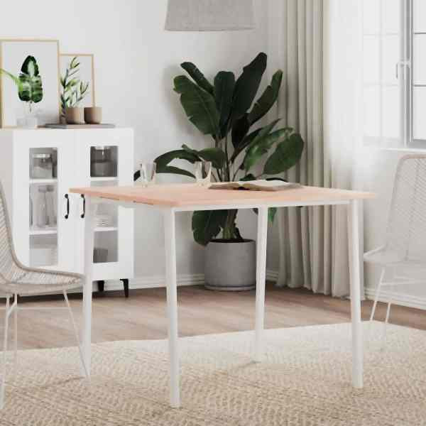 vidaXL Tischplatte 80x80x1,5 cm Quadratisch Massivholz Buche, 355952