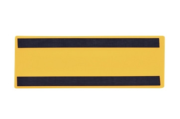 KROG Etikettentaschen - magnetisch, 220 x 80 mm, gelb mit 2 Magnetstreifen, 5902093GA