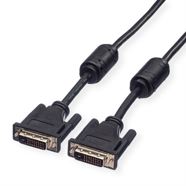 ROLINE Monitorkabel DVI, ST-ST, (24+1) dual link, 10 m, 11.04.5595