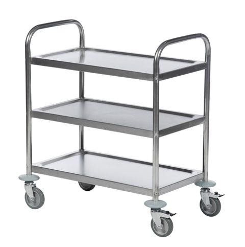 Rollcart Tischwagen 3 Etagen "Baukastensystem" (710x400), Tragkraft: 100 kg, 62-3300
