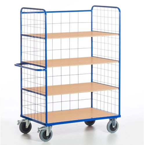 Rollcart Hohe Etagenwagen/Gitter (1400x800), Tragkraft: 600 kg, 08-7618