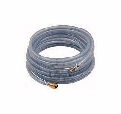 Riegler PVC-Gewebeschlauch-Set mit Schnellverschlusskupplung und Einstecktülle NW 7,2, Messing blank, 113748, 4047322401807