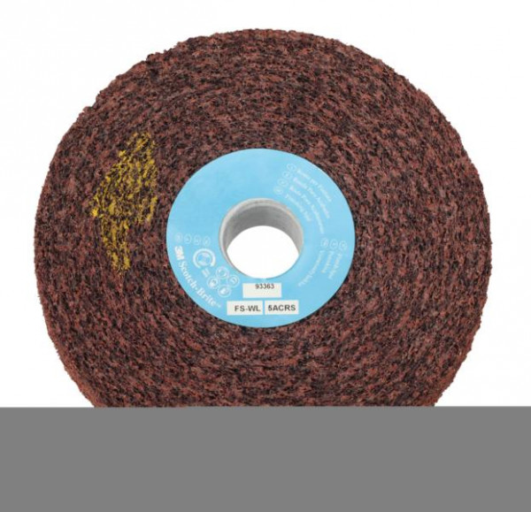 3M Scotch-Brite Kompaktscheibe FS-WL, 152,4 mm, 25,4 mm, 25,4 mm, Härte 2, S, medium, VE: 3 Scheiben, 7000028485