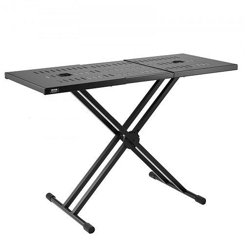 VEVOR DJ Pult Ständer Tisch Keyboardständer höhenverstellbar (820-1095)x465mm, XXDJGZTHJG43MZP0RV0