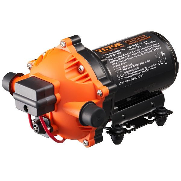VEVOR 12V Membranpumpe 5GPM 18,93L/min, 5-Kammer Wasserpumpe Druckschalter 216W, 12VYYSB5Q50GK3DEDV9