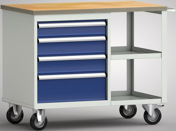 KLW Werkbank - 1000 x 620 x 830 mm L x T x H, 100EA/125EA/125EA/200EA, WS822N-1000M20-E1904