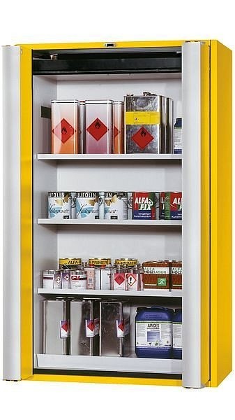 asecos Sicherheitsschrank S90 RAL 1004 4xFB1xBW.S (Edelstahl) für Lagerungen, 2-türig, 30120-002-30139