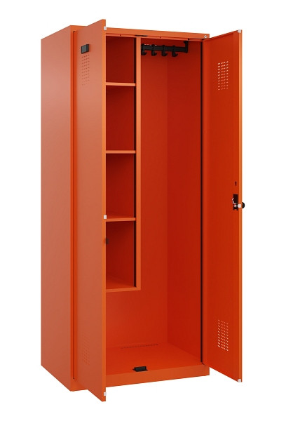 C+P Putzmittel-Spind Evolo PLUS, 2 Abteile, 1850x800x500mm, 2004/2004, Drehriegel, 049100-02 S10023