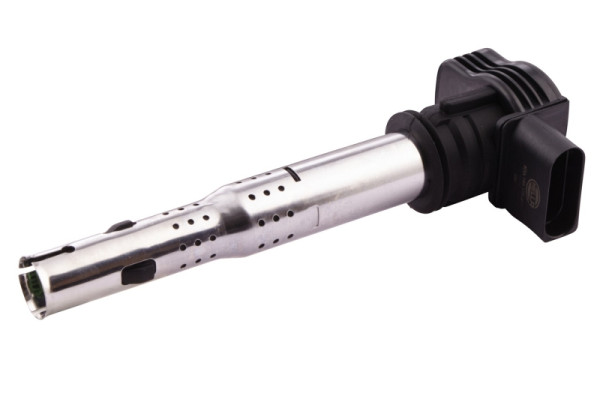 HELLA Zündspule, 12V, 4-polig, Kerzenschachtzündspule, gesteckt, 5DA 193 175-921