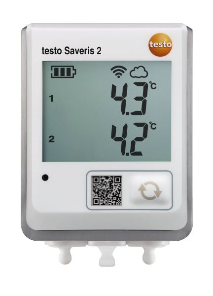 Testo Saveris 2-T2 - Funk-Datenlogger, 2 Anschlüsse für NTC-Temperaturfühler, 0572 2032