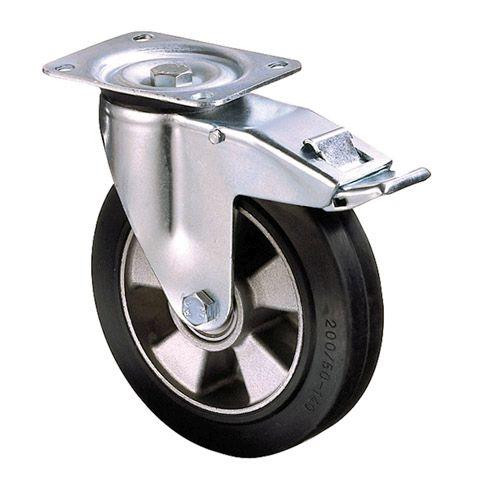 Rollcart Lenkrollen mit Doppelstop, Tragkraft: 180 kg, 28-1615