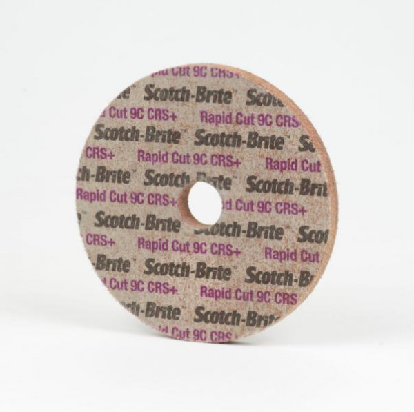 3M Scotch-Brite Kehlnahtscheibe RC-UW, 152,4 mm, 3,18 mm, 12,7 mm, Härte 9, C, coarse+, VE: 8 Scheiben, 7100030390