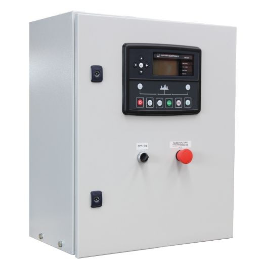ELMAG ATS Panel DSE 335 bis 87 kVA / 125A, Netzausfallerkennung mit Spannungsumschaltung, Schaltschrank, DC-Spannungsversorgung, 53630