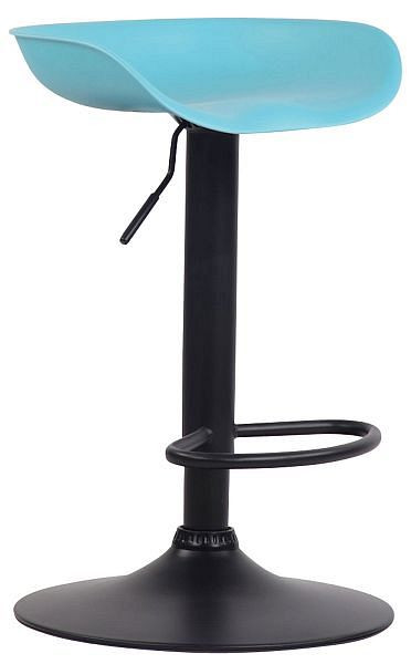 CLP Barhocker Anaheim Kunststoff schwarz, blau, 316563