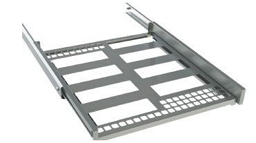 IDEAL AKE Auflagesystem WKS, liegend in Flaschenausschnitten (Platzbedarf: 6 Rasterpunkte), pulverbeschichtet, feststehend, 485E-384919