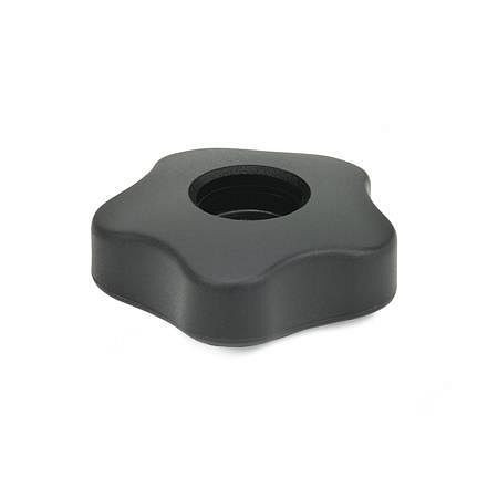 Ganter Sterngriffe, niedrige Form (GN 5331-63-M10-A), VE: 25 Stück, 5331-63-M10-A