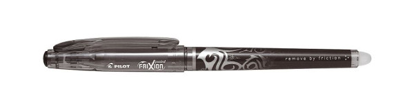 PILOT Tintenroller FriXion Point - 0,3 mm, radierbar, schwarz, BL-FRP5-B