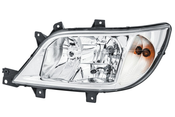 HELLA Halogen-Hauptscheinwerfer, für u.a. Mercedes-Benz Sprinter 3-T Chassis (903), ECE, für Linksverkehr, links, 1LH 246 047-071