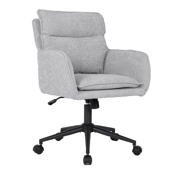 HOME DELUXE Bürostuhl CORA - Webstoff, Farbe Grau, 59116