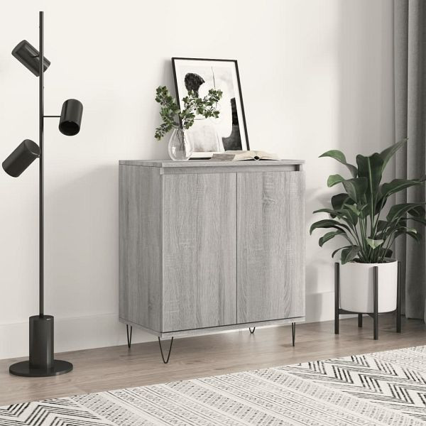 vidaXL Sideboard Grau Sonoma 60x35x70 cm Holzwerkstoff, 827162