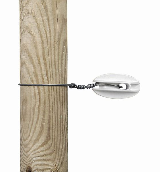 Gallagher Zugisolator S Verstärkt weiß, VE: 5 Stück, 011032