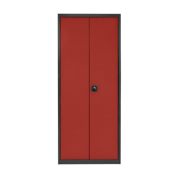 ADB Motorradschrank mit 3 Staufächern RAL 7016/3000, 40687