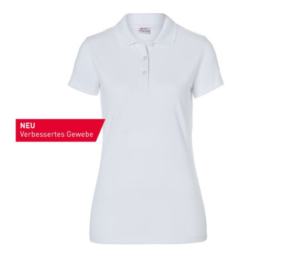 Kübler SHIRTS Polo Damen, Farbe: weiß, Größe: M, 5026 6300-10-M