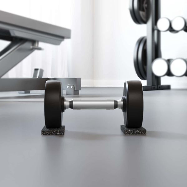 vidaXL Gummiwalze Schwarz Gummi, 42027276, 8721364583498