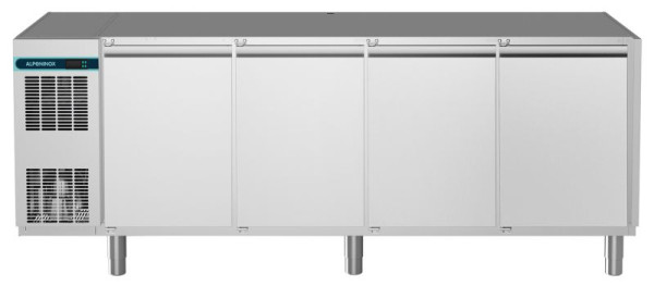 ALPENINOX Kühltisch, 4 Abteile CLM 700 4-7001, für GN 1/1, steckerfertig, Umluftkühlung, 402721080