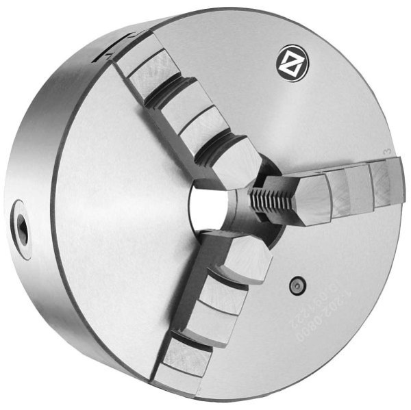 MACK 3-Backen-Drehfutter 160 mm, Guss, DIN 6350, einteilige Backen, ZE-6353-160