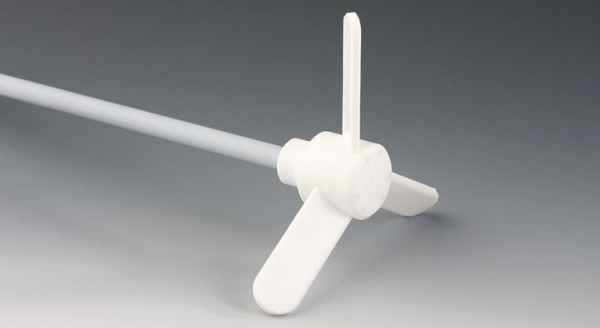Bohlender Maxi-Propeller-Rührwellen Länge in mm: 450, Flügelmaße laut Abbildung A-B-C in mm: 140 - 20 - 4, C 392-28
