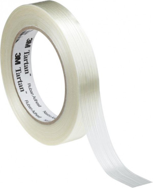 3M Tartan Filamentklebeband 8953, transparent, 50 m x 25 mm, VE: 36 Rollen, 7000095688