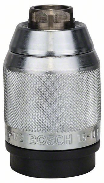 Bosch Schnellspannbohrfutter mattverchromt, 1,5 bis 13 mm, 1/2 Zoll bis 20, 2608572150