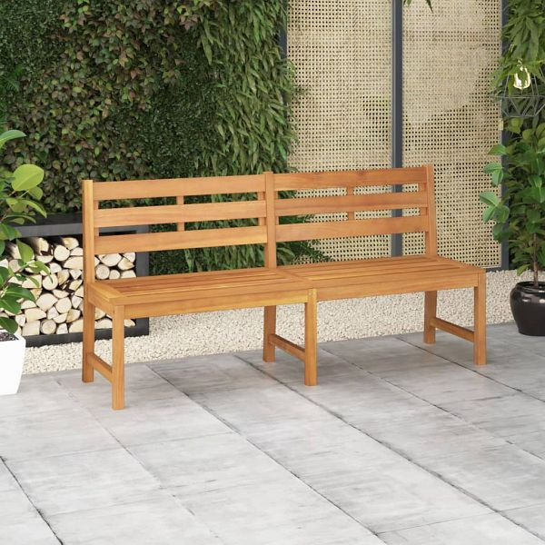 vidaXL Gartenbank 180 cm Massivholz Teak, 316636