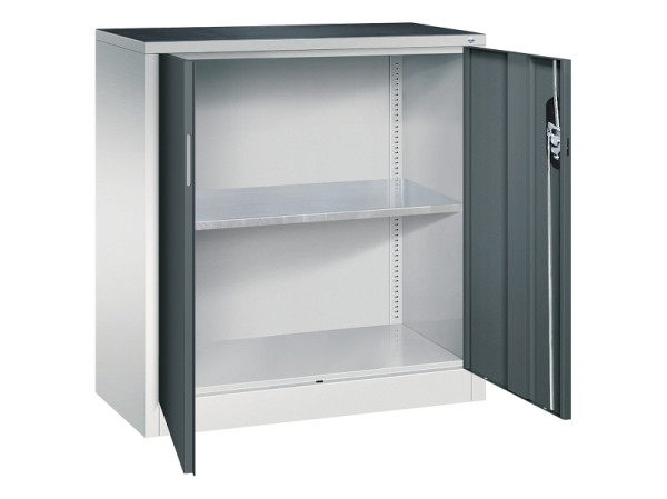 C+P Flügeltürenschrank Acurado, H1000xB930xT400mm, 7035/7016, 8820-000 S10329