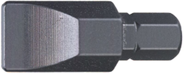 STAHLWILLE Bit-Schraubendrehereinsatz Nr.4040-4044 1,0 x 7 mm Außen-6kant 3/8 " Länge 40 mm, 08400010