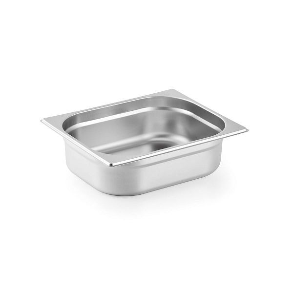 Vaiotec TOPLINE Gastronorm-Behälter GN 1/2 - 100 mm, Edelstahl AISI 304, 32,5x26,5x10 cm, 10620