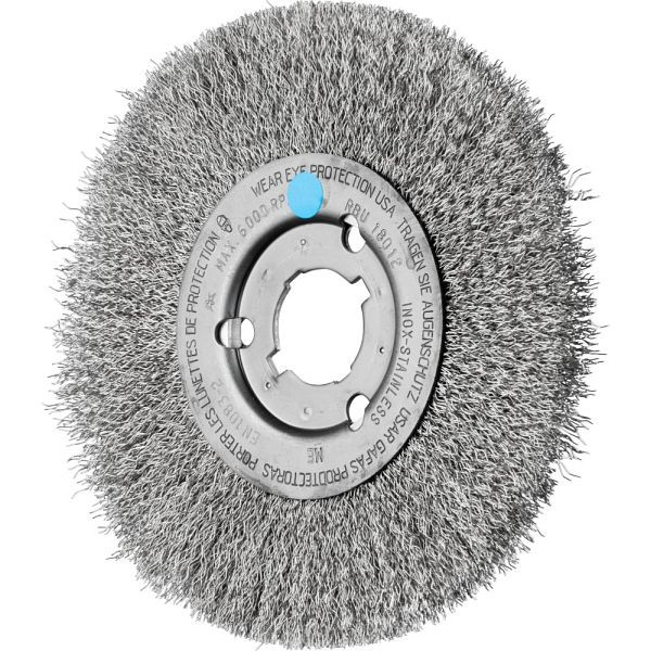 Pferd Rundbürste, ungezopft RBU 18012/22,2 INOX 0,30, VE: 2 Stück, 43505202