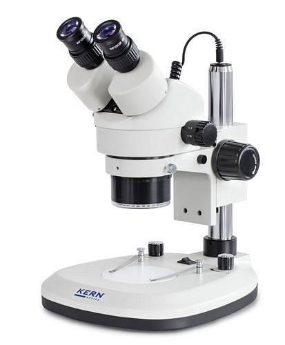 Kern Optics Stereo-Zoom Mikroskop OZL 465, Tubus Binocular, Sehfeld Ø 20.0 mm, Säulenständer, 283700