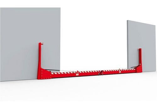 LCF Schwenkbare Doppelbarriere zum Schutz vor Gefahrstoffen und Hochwasser, 7000 x 300 mm, 293055