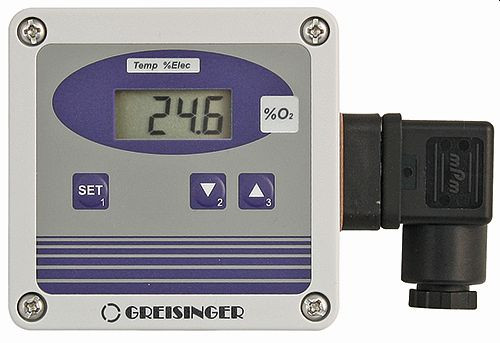 Greisinger OXY 3690 MP Sauerstoff-Messumformer, für Luftsauerstoff-Messung, inklusive Messsonde, 602027