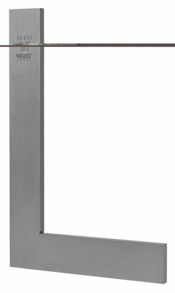 Vogel Germany Kontrollwinkel DIN 875, GG 0, 100 x 70 mm, flach, Normalstahl, 310012