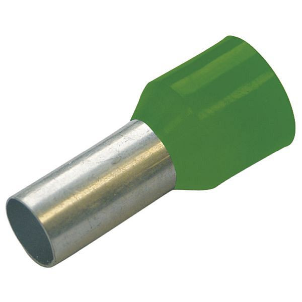 Haupa isolierte Aderendhülse 16 mm²/12 mm grün, VE: 100 Stück, 270746