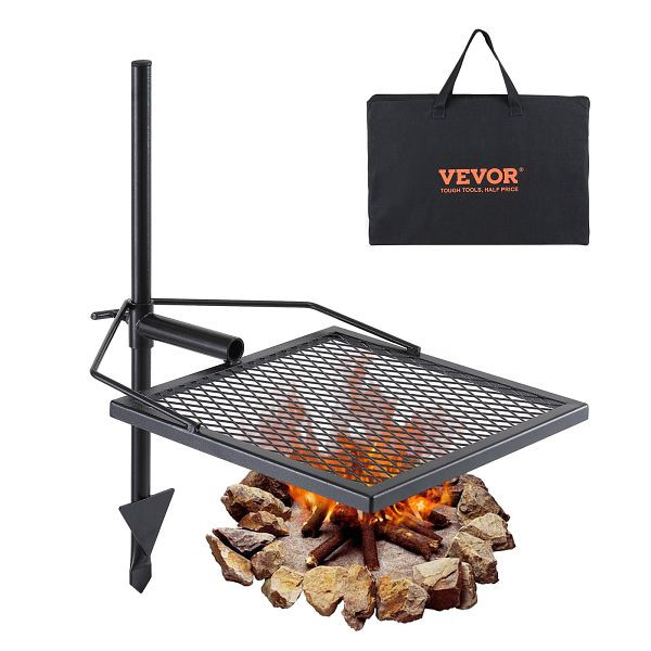 VEVOR Drehspieß Schwenkgrill Stahl 405 x 405 mm, LSYYKJDGL1616U3A5V0