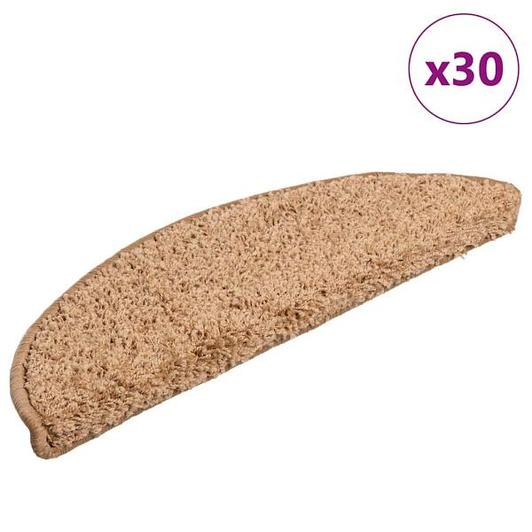 vidaXL Stufenmatten 30 Stk. Beige 56x17x3 cm, 3365801, 8721288459206