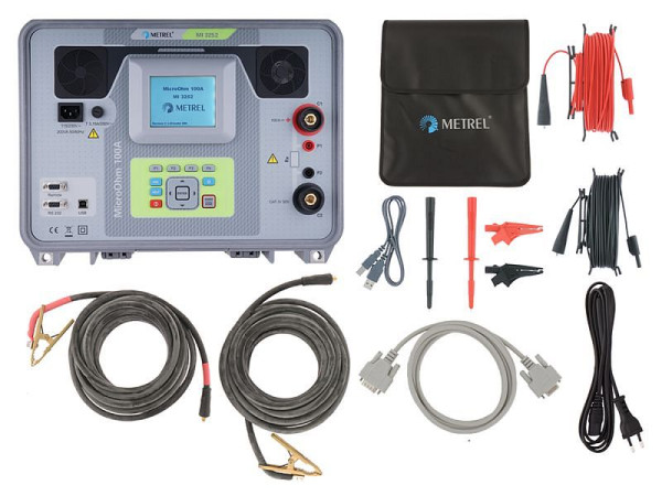 Metrel Widerstandsmessgerät MicroOhm 100A - Standard Set, MI 3252, 20991933
