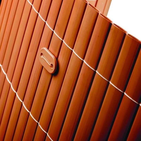 NOOR Befestigungskit für PVC Sichtschutzmatten Farbe braun, VE: 26 Stück, 155KITBRAUN