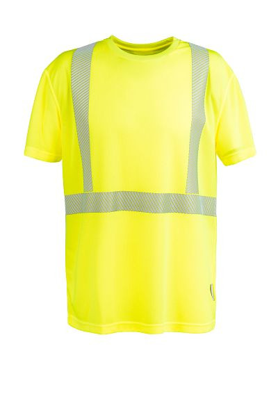 Planam Norit Warnschutz T-Shirt kurzarm gelb M, Unisex, 5881048