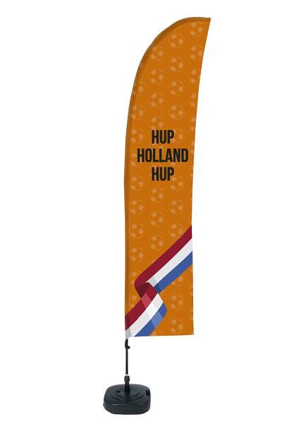 Showdown Displays Beach Flag Budget Komplettset Wind L Orange Hup Holland, BFBL-WT21-17-I796