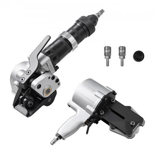 VEVOR Pneumatische Umreifungsmaschine, 8500N, für 19 mm Metallbänder, Spanner & Schneide-/Versiegelungsgerät, QDGDKZJQDGD1GKZ2A001V0